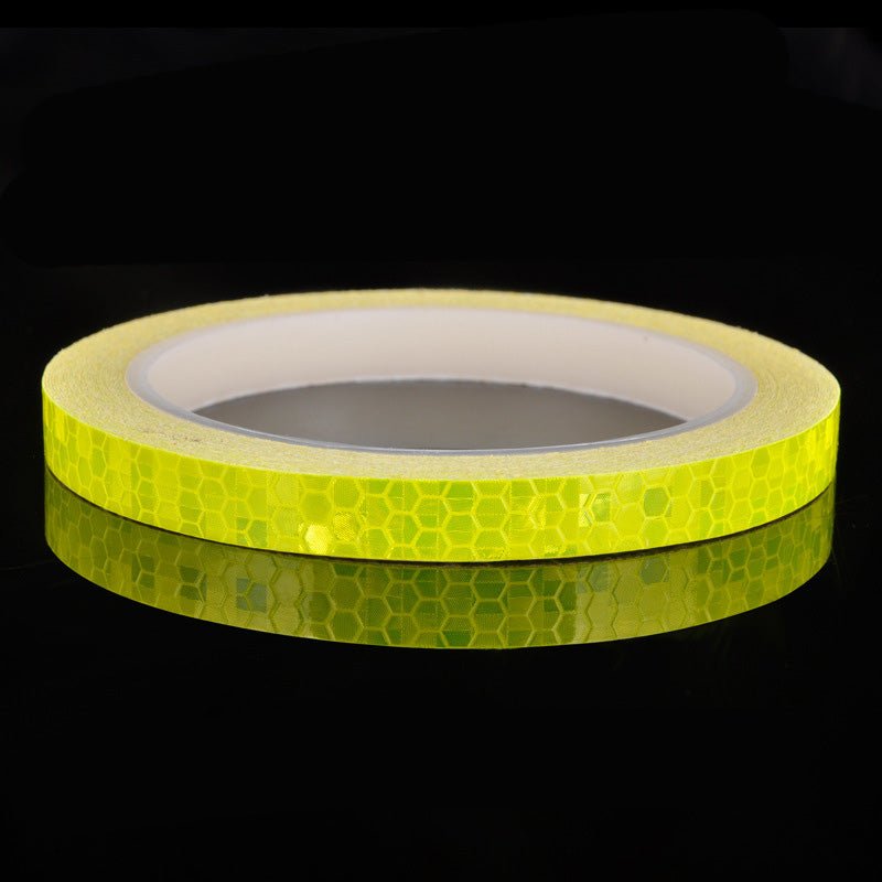 1CM 8M Bicycle Wheels Reflect Fluorescent Bike Reflective Sticker Strip Tape For Cycling Warning - Fat Bikes Direct