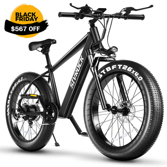 Professional 26 X 4.0 Inch Fat Tire Electric Bike - 1000W Motor 48V 15Ah Electric Mountain Bicycle - UL Certification & US Warehouse - Fat Bikes Direct