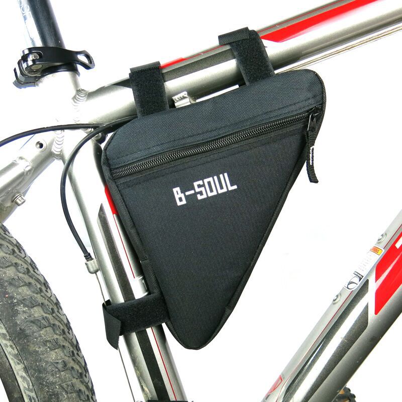 Saddle bag riding bicycle mountain bike bag triangle tool kit upper tube beam bag bicycle equipment accessories - Fat Bikes Direct
