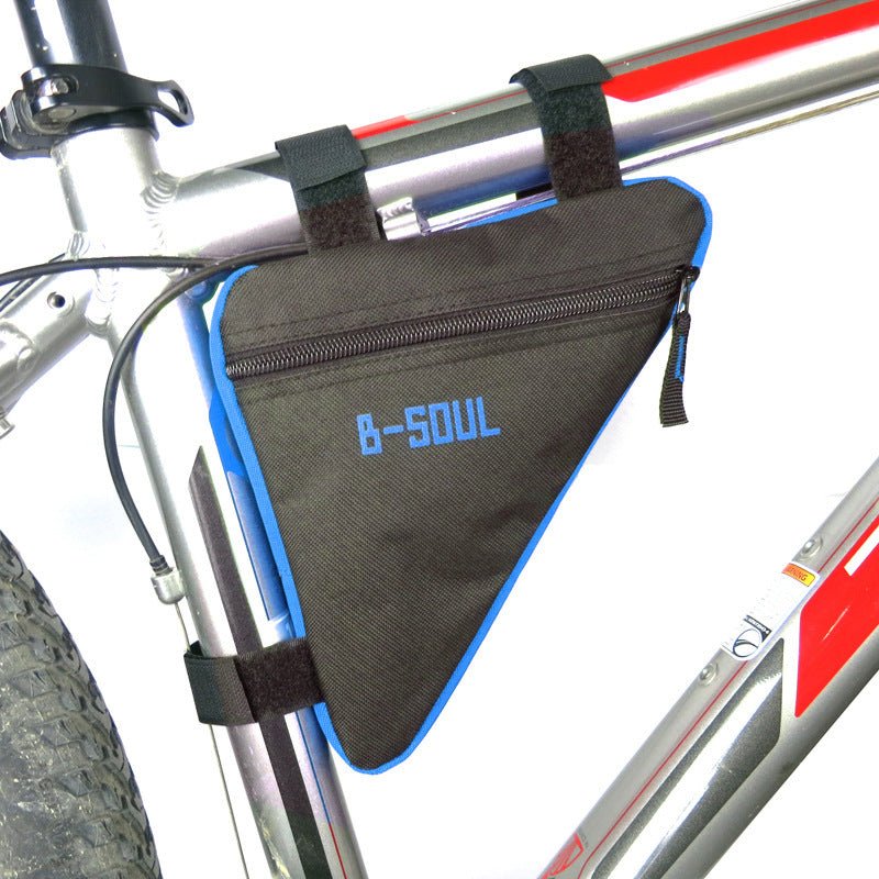 Saddle bag riding bicycle mountain bike bag triangle tool kit upper tube beam bag bicycle equipment accessories - Fat Bikes Direct